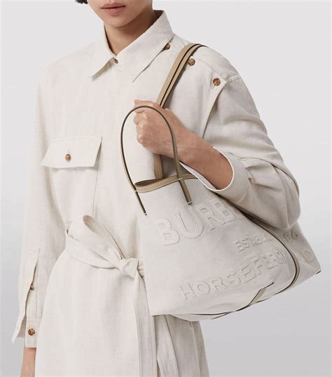 burberry established horseferry|Burberry mini horseferry canvas tote.